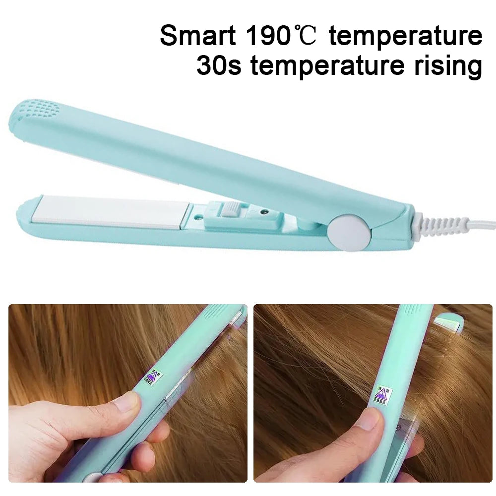 Mini Plancha para Cabello – Alaciado Rápido y Profesional en Formato Viajero