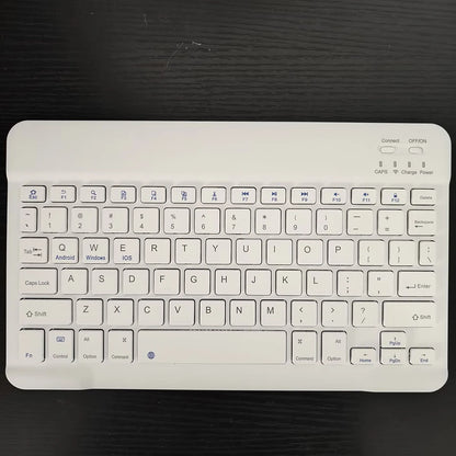 Teclado Bluetooth Español e Inglés 10 Pulgadas Recargable para iPad, Tablet y Laptop
