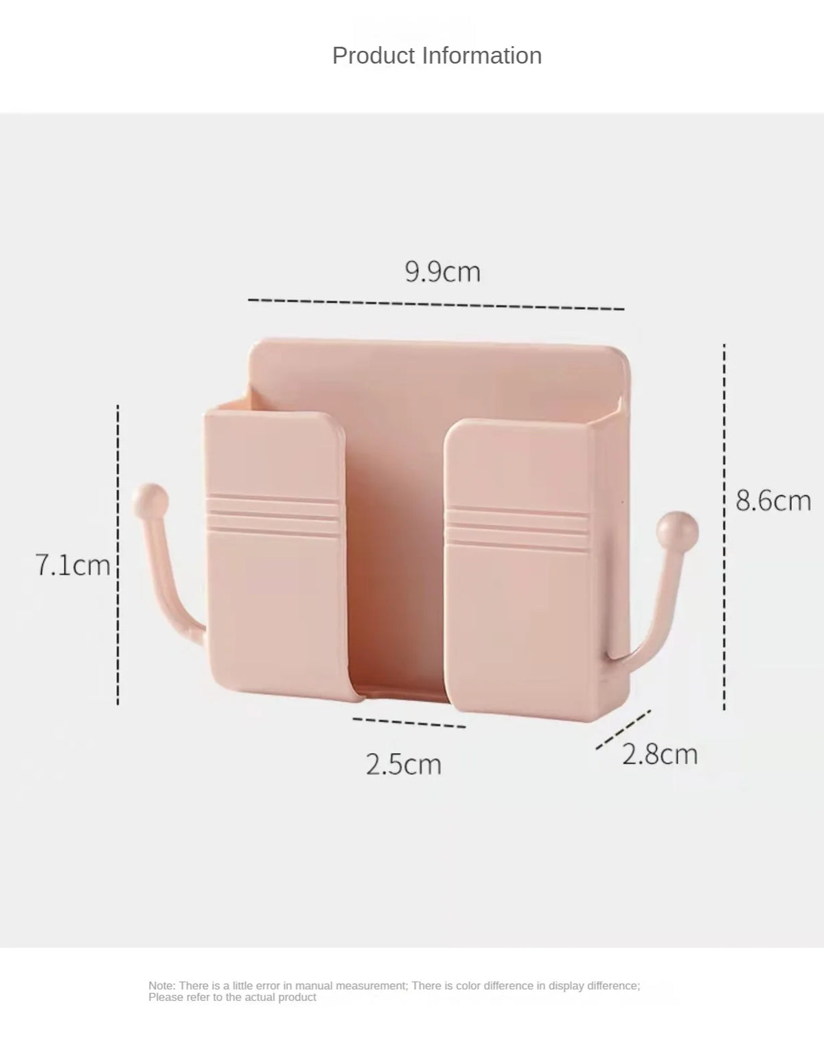 Soporte de Pared para Celular con Gancho de Carga Universal