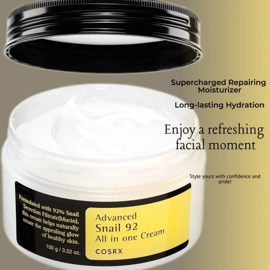 🐌 COSRX Snail Mucin 92% Moisturizer (Advanced Snail 92 All-In-One Cream)