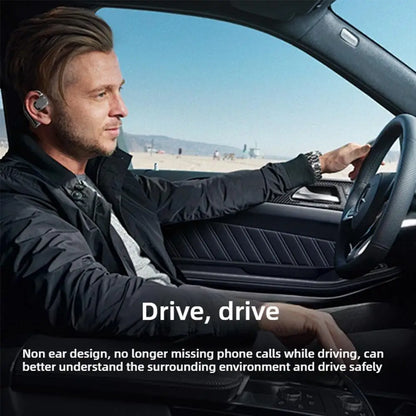 Bluetooth 5.4 Headset with LED Display and Long Battery Life