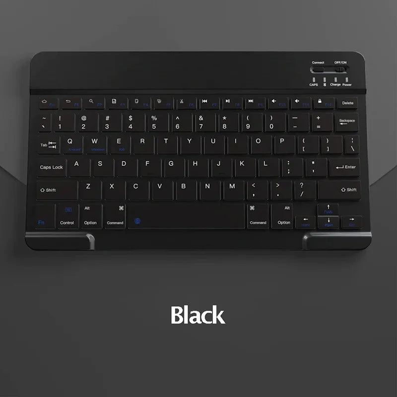 Teclado Bluetooth Español e Inglés 10 Pulgadas Recargable para iPad, Tablet y Laptop