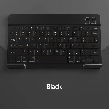 Teclado Bluetooth Español e Inglés 10 Pulgadas Recargable para iPad, Tablet y Laptop