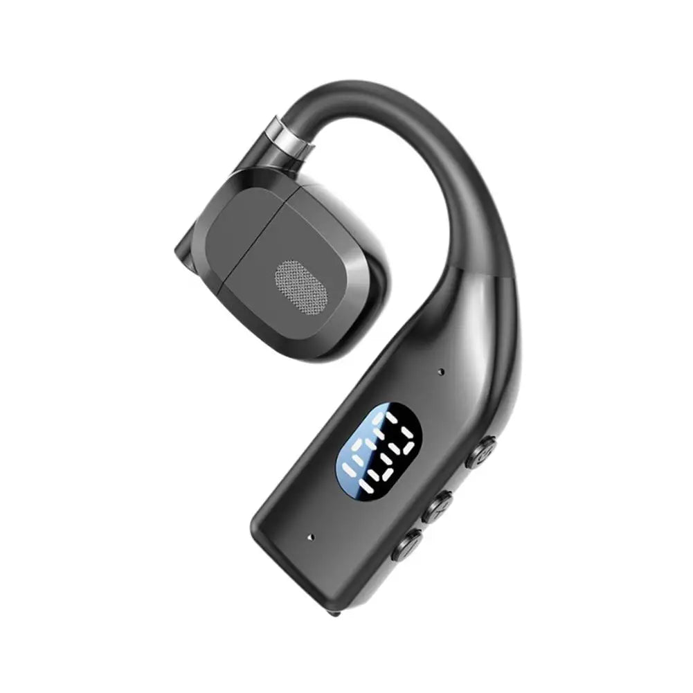Bluetooth 5.4 Headset with LED Display and Long Battery Life