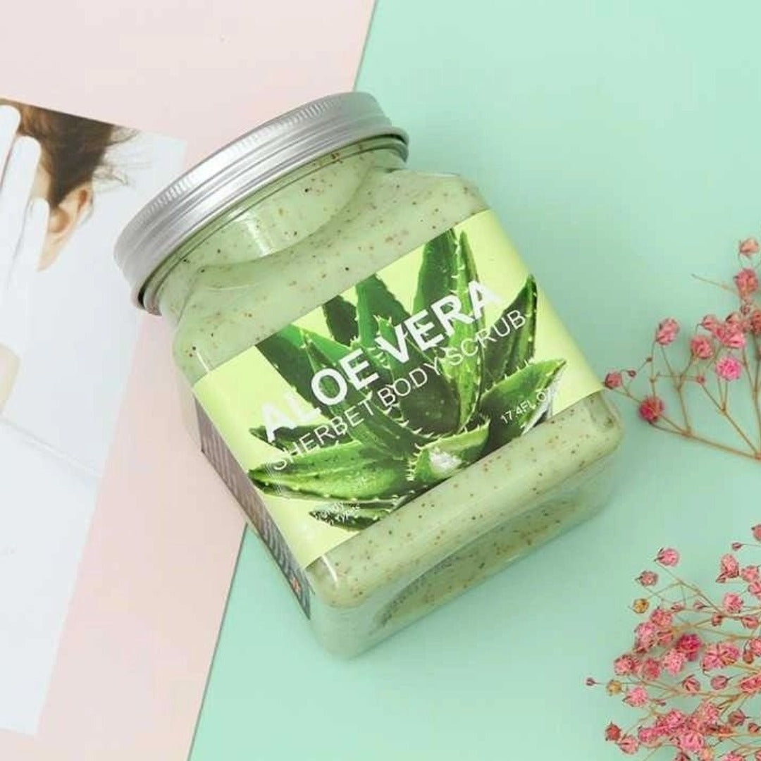 Crema Exfoliante de Aloe Vera – Calma, Renueva e Hidrata con el Poder del Aloe