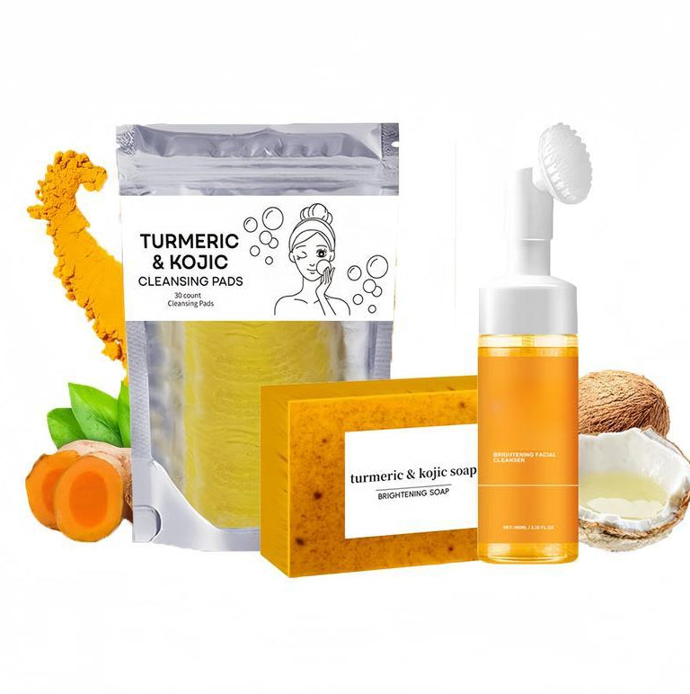 Almohadillas Exfoliantes de Cúrcuma Gold Radiance