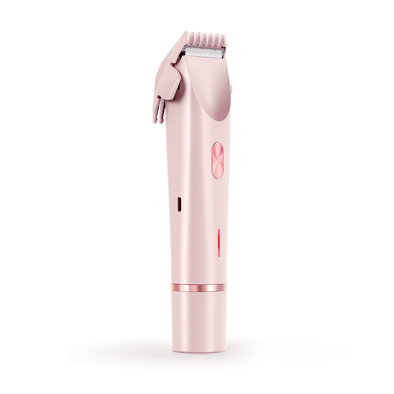 Depiladora Eléctrica 2 En 1 Para Mujer, Afeitadora De Doble Cabezal, Recortadora De Vello Púbico Privada, Afeitadora Eléctrica Para Cabello Corporal En Seco Y Húmedo.