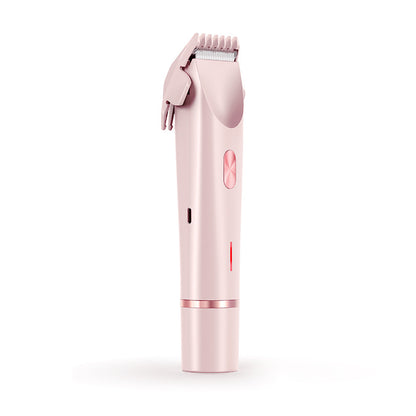 Depiladora Eléctrica 2 En 1 Para Mujer, Afeitadora De Doble Cabezal, Recortadora De Vello Púbico Privada, Afeitadora Eléctrica Para Cabello Corporal En Seco Y Húmedo.