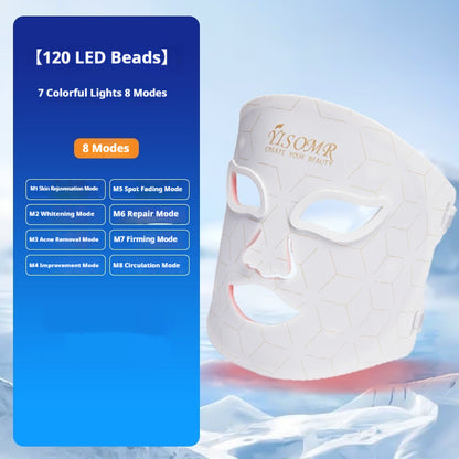 Silicone LED Therapy Mask – Facial Rejuvenation and Acne Control