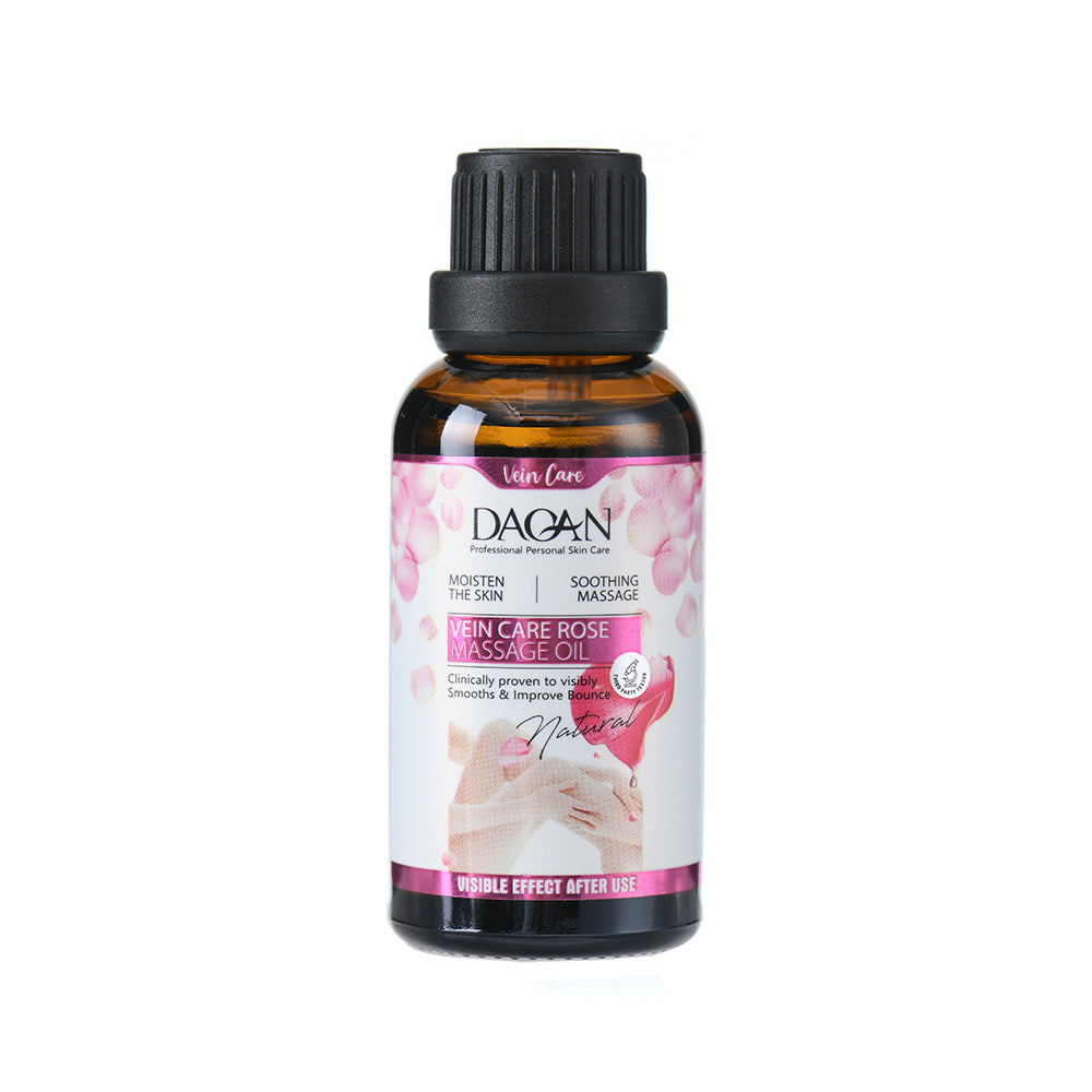 Aceite de Masaje de Rosa Para Venas — Alivio Natural para Varices y Circulación
