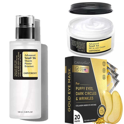 Snail Radiance Renewal Set – Facial Kit with Snail Mucin 