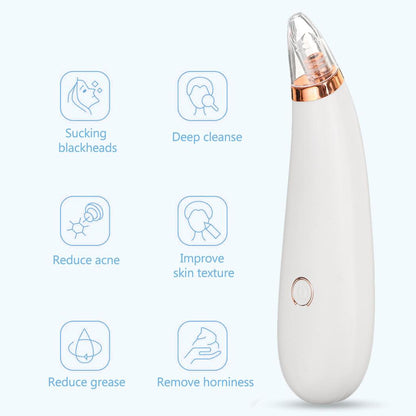 Extractor de Poros M-2005 – Limpieza Facial Profunda con 4 Boquillas Especializadas