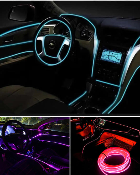 Luces LED Pro para Interior de Carro – ¡Dale a tu Vehículo un Estilo Deportivo y Moderno!