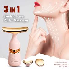 💎 Dispositivo Facial 3-en-1 LuxeLift – Masaje EMS y Efecto V-Shape ✨