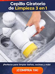 🧼 Cepillo de Limpieza Eléctrico – Limpieza 360° Sin Esfuerzo ✨