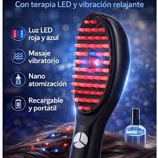 💆‍♀️ Peine Terapéutico LED – Estimulación Capilar y Masaje Pro 🔥