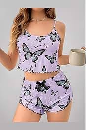 Pijama Butterfly Lavender (Talla M) – Tu Momento de Relax Descripción: