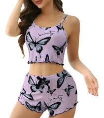 Pijama Butterfly Lavender (Talla XL) – Confort Real y Estilo Descripción: