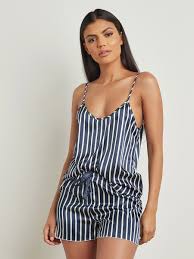 Pijama de Rayas Azul – Fresco, Cómodo y con Estilo