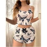 Pijama Butterfly Dream (Talla M) – Frescura y Elegancia Blanca