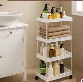 ESTANTE ORGANIZADOR DE BAÑO 4 NIVELES