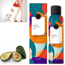 crema depiladora   en spray de la marca Détvfo, conocida como Smooth Hair Removal Cream