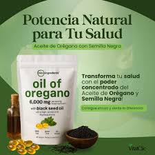 🌿 ACEITE DE ORÉGANO Y COMINO NEGRO 6000 MG (180 CÁPSULAS BLANDAS) 🌿