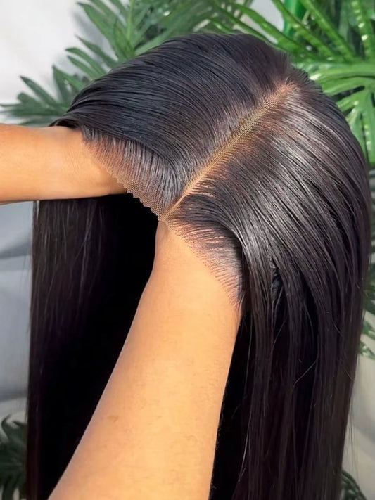Peluca Lace Frontal Lisa Natural 100% Cabello Humano