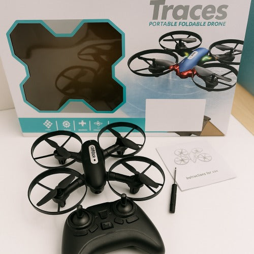 Traces Portable Foldable Drone: Compacto, Práctico y Listo para Volar