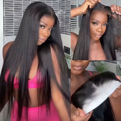 Peluca Lace Frontal Lisa Natural 100% Cabello Humano