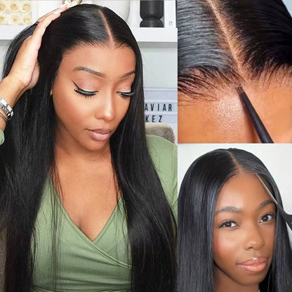 Peluca Lace Frontal Lisa Natural 100% Cabello Humano