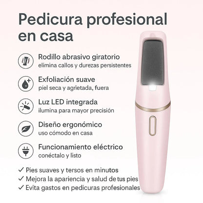 Removedor de Callos Eléctrico BD613 – Pies Suaves y Renovados con Pedicura Pro