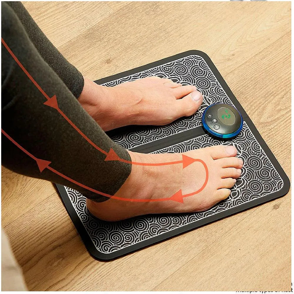 Alfombra Masajeadora EMS – Alivio Profundo y Relajación Instantánea para tus Pies