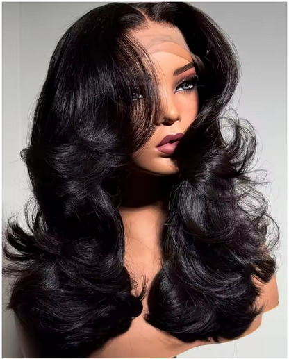 Peluca Body Wave HD Lace Frontal 100% Cabello Humano - Con Ondas Corporales