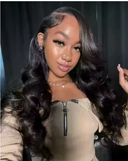 Peluca Body Wave HD Lace Frontal 100% Cabello Humano - Con Ondas Corporales