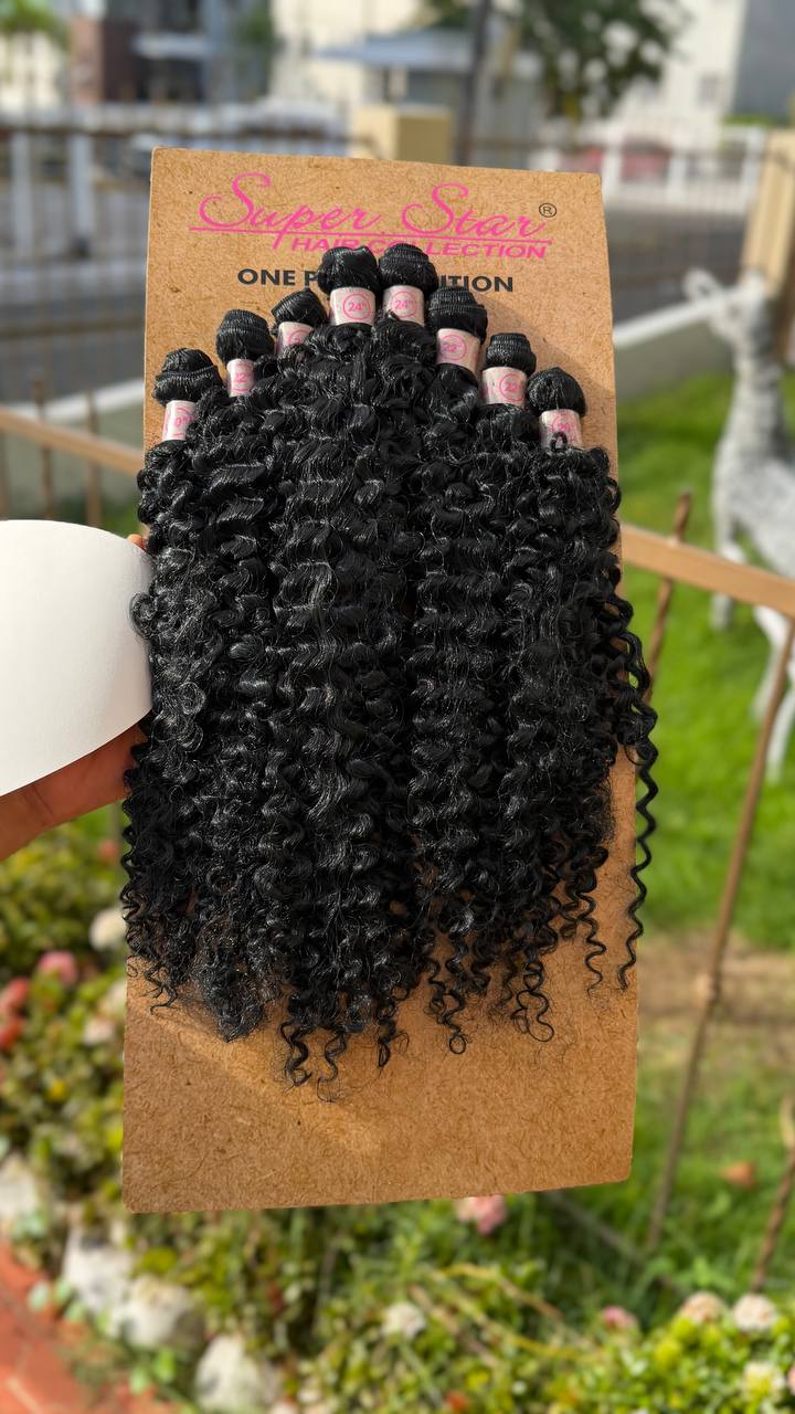 Extensiones Premium de Cabello Brasileño – 24 Pulgadas, 8 Paquetes