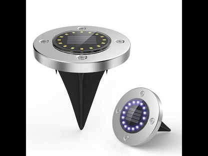 Set de 4 Luces Solares Premium – Ilumina tu Jardín con Energía Limpia y Estilo