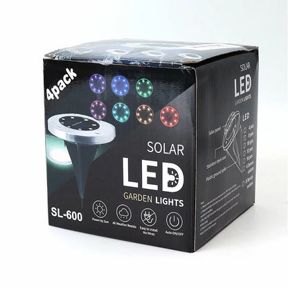 Set de 4 Luces Solares Premium – Ilumina tu Jardín con Energía Limpia y Estilo
