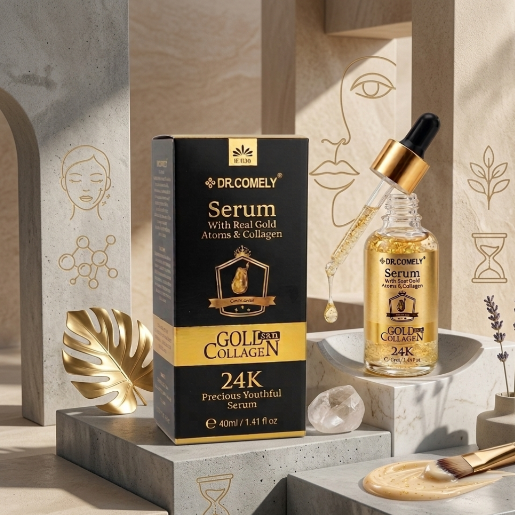 Suero de Oro 24K – El Lujo Viral para una Piel de Porcelana y Brillo Infinito