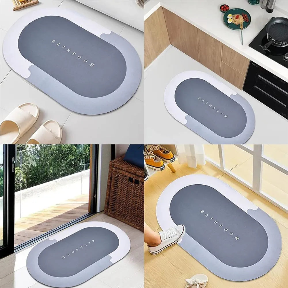 Tapete de Baño Ultra Absorbente 40x60 cm – Comodidad y Seguridad con Tacto de Nube
