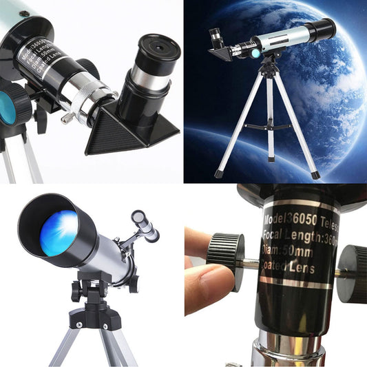 Telescopio Portátil HD – Descubre el Mundo con Óptica de Largo Alcance